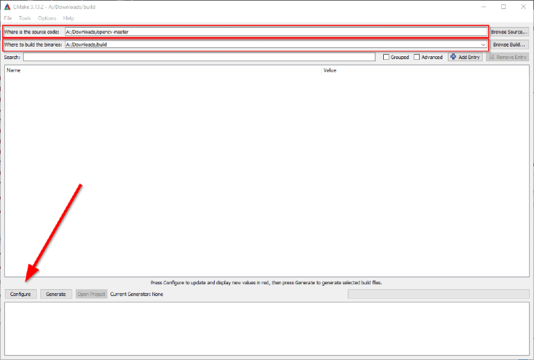 Initial CMake configuration